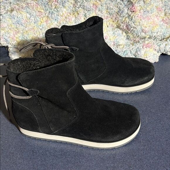 Merrell Polar Waterproof Ankle Boots - Juno Bluff Size 9.5 - Picture 2 of 5